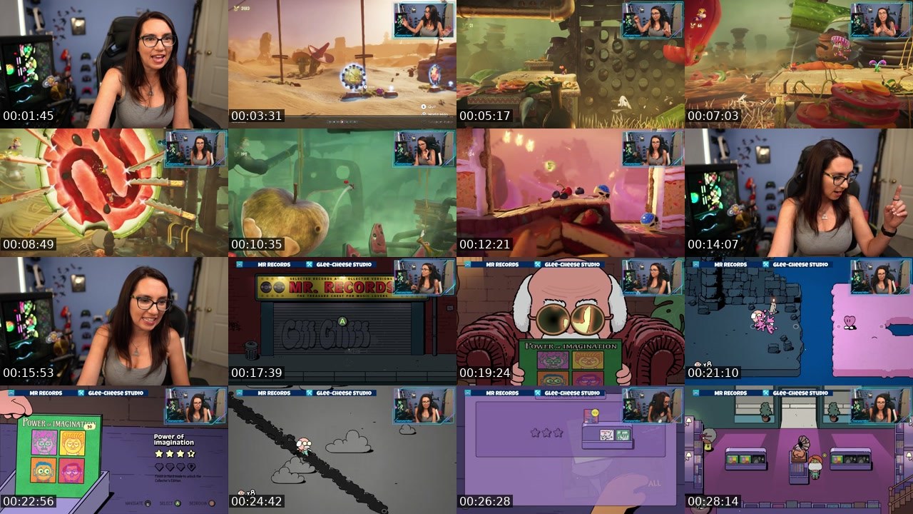Contact-sheet preview of TrishaHershberger's Twitch recording