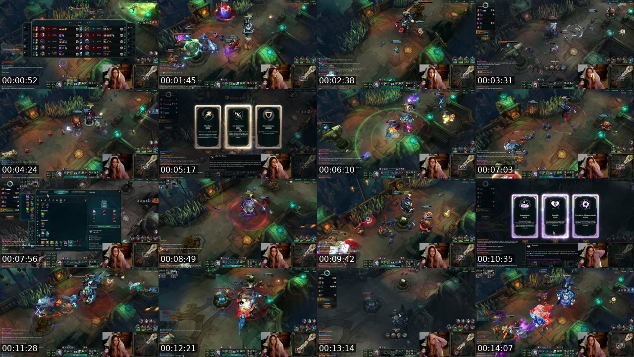 Contact-sheet preview of Amicilia's Twitch recording