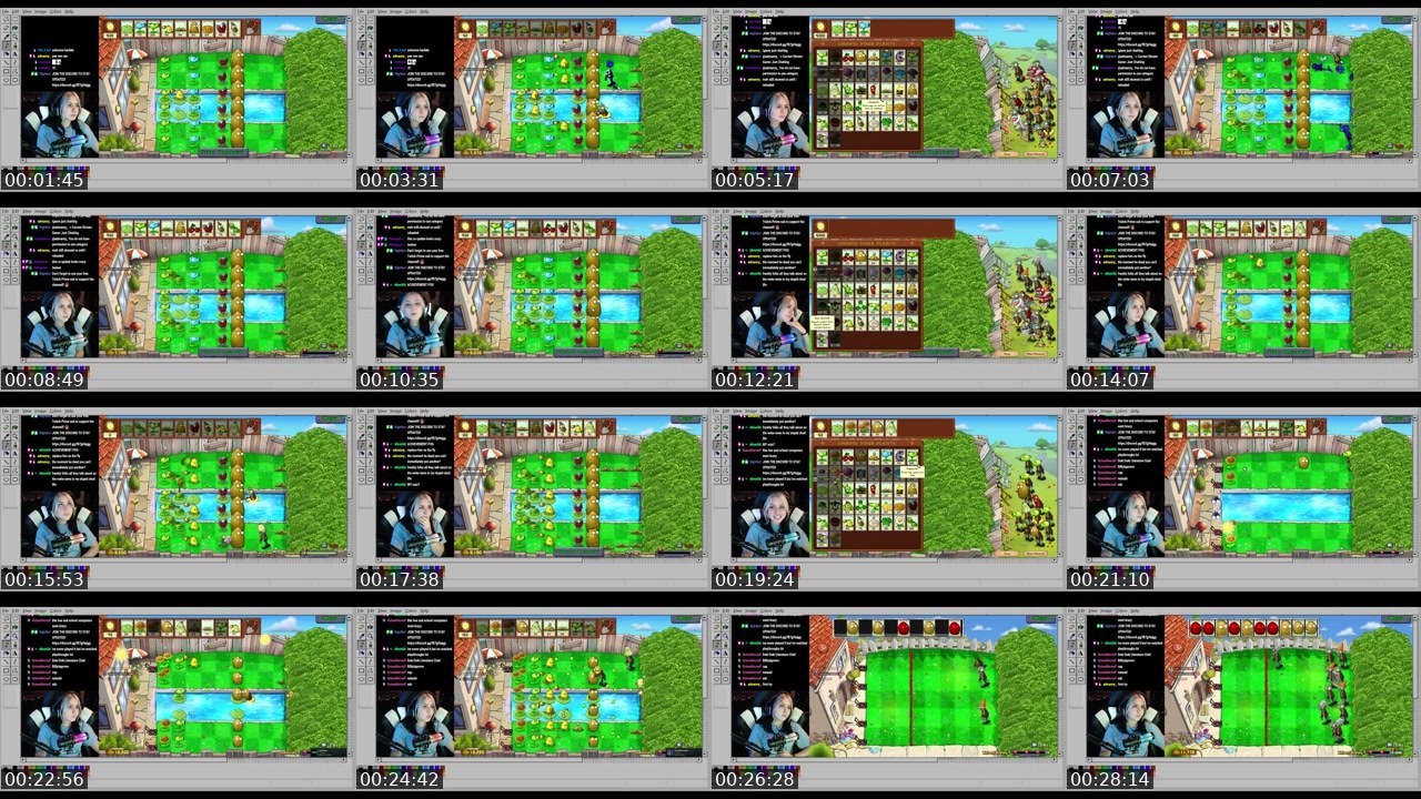 Contact-sheet preview of Luvsikk's Twitch recording