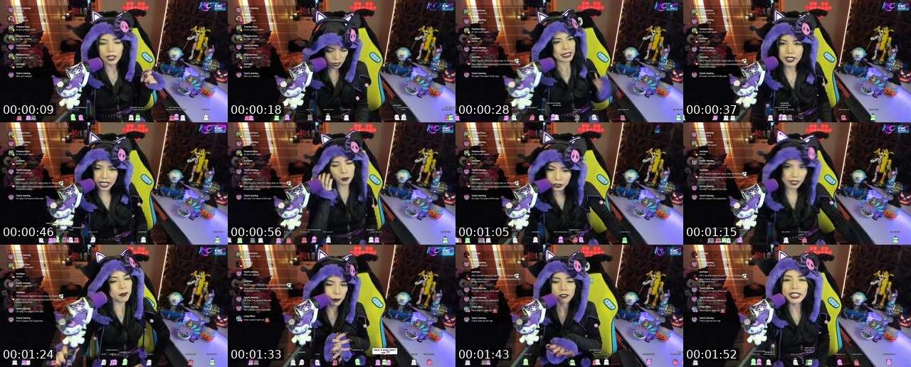 Contact-sheet preview of JosClaps's Twitch recording