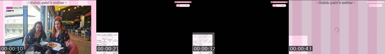 Contact-sheet preview of zarah's Twitch recording