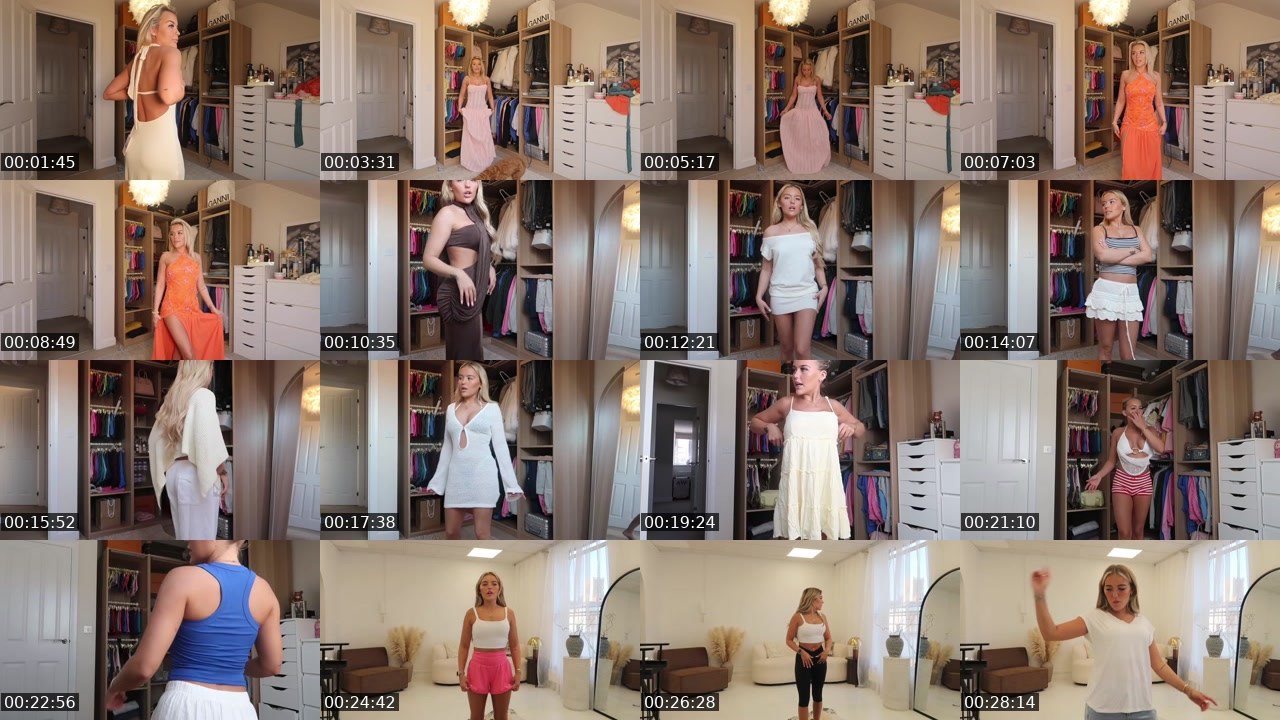 Contact-sheet preview of NonStopFashion's Twitch recording