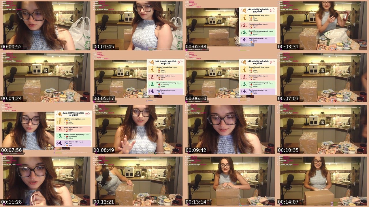 Contact-sheet preview of lismeii's Twitch recording
