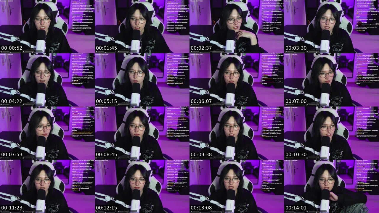 Contact-sheet preview of Weeelpe's Twitch recording