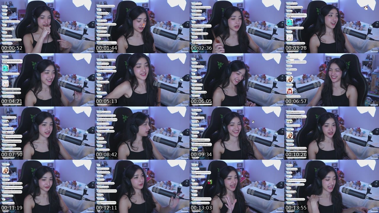 Contact-sheet preview of natalisea's Twitch recording