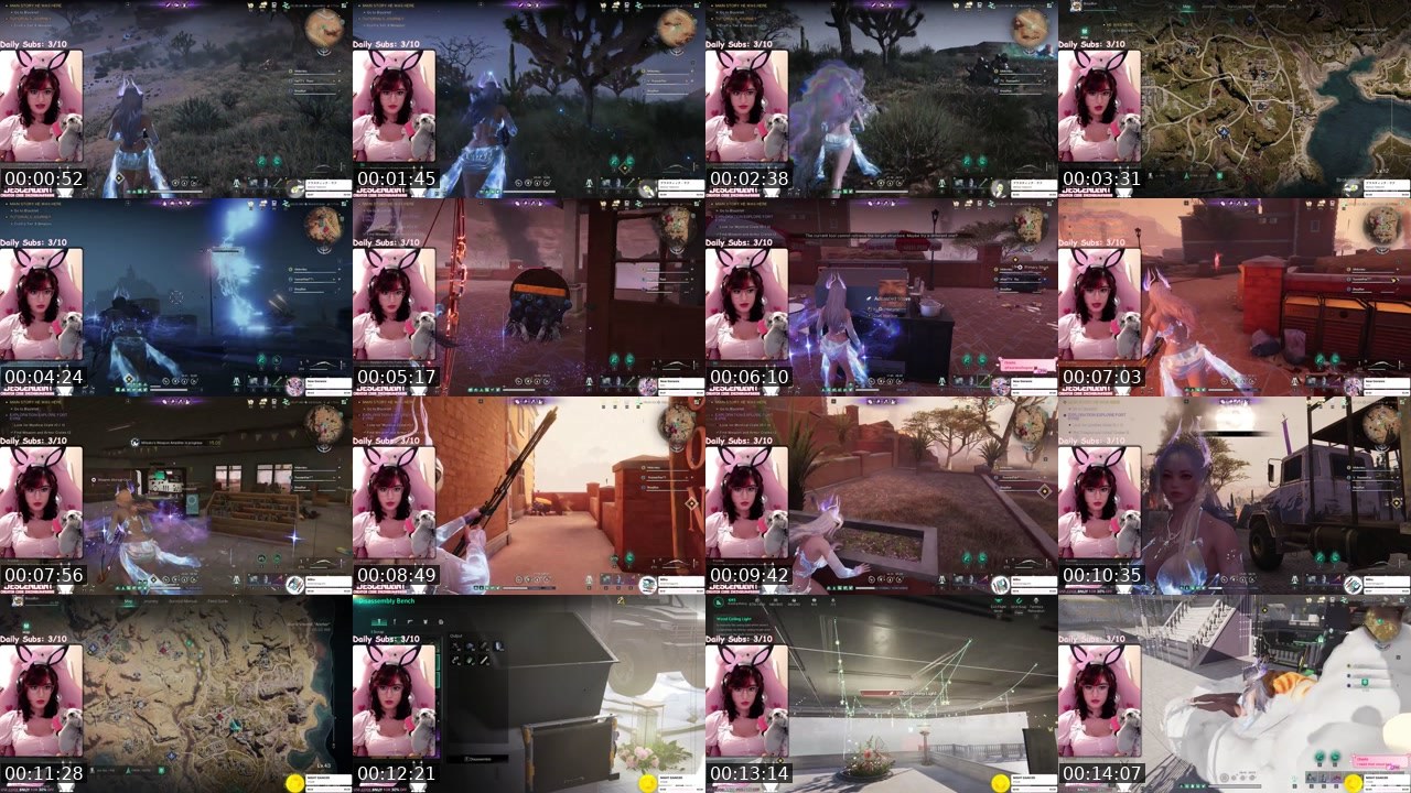 Contact-sheet preview of Bnuy's Twitch recording