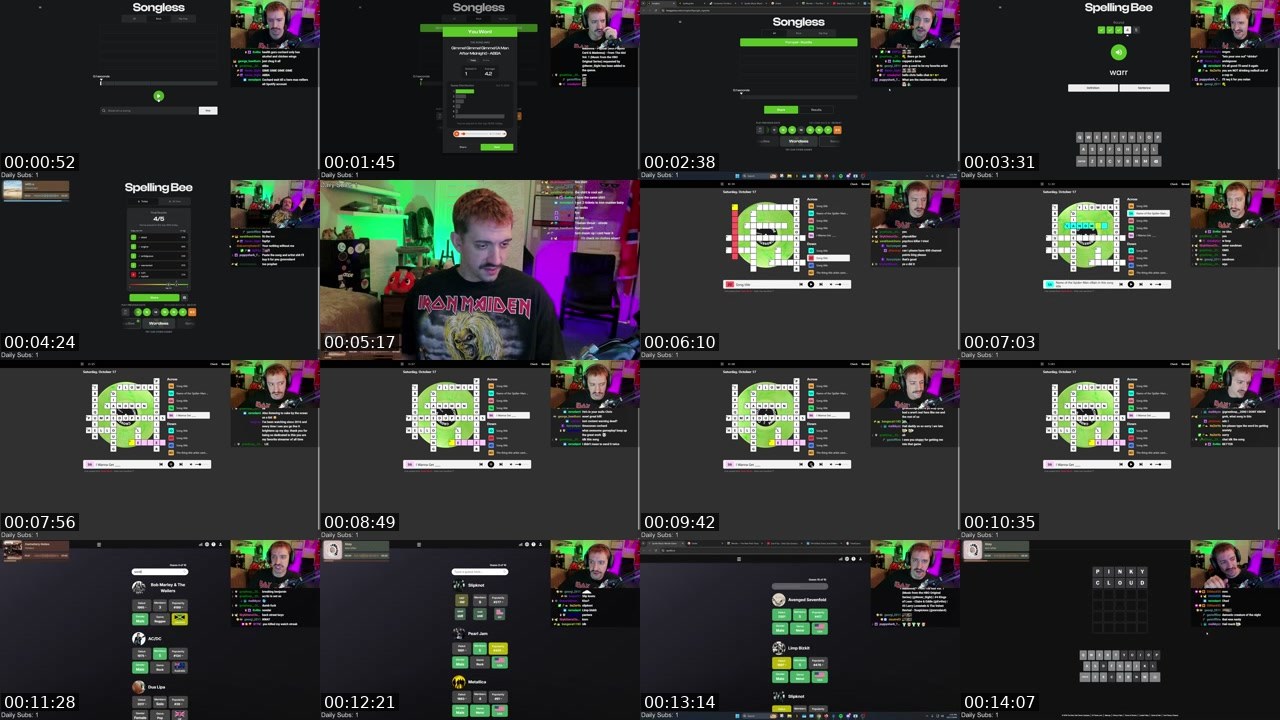 Contact-sheet preview of cochard's Twitch recording