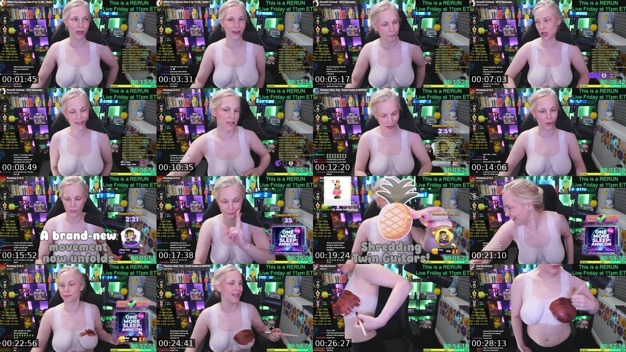 Contact-sheet preview of Hot_Ann_Streamy's Twitch recording