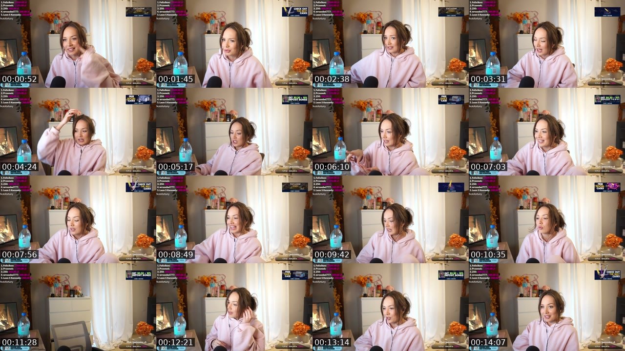 Contact-sheet preview of pandoraa99's Twitch recording