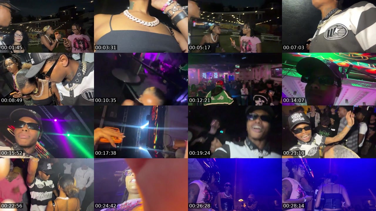 Contact-sheet preview of allboutmuney's Twitch recording