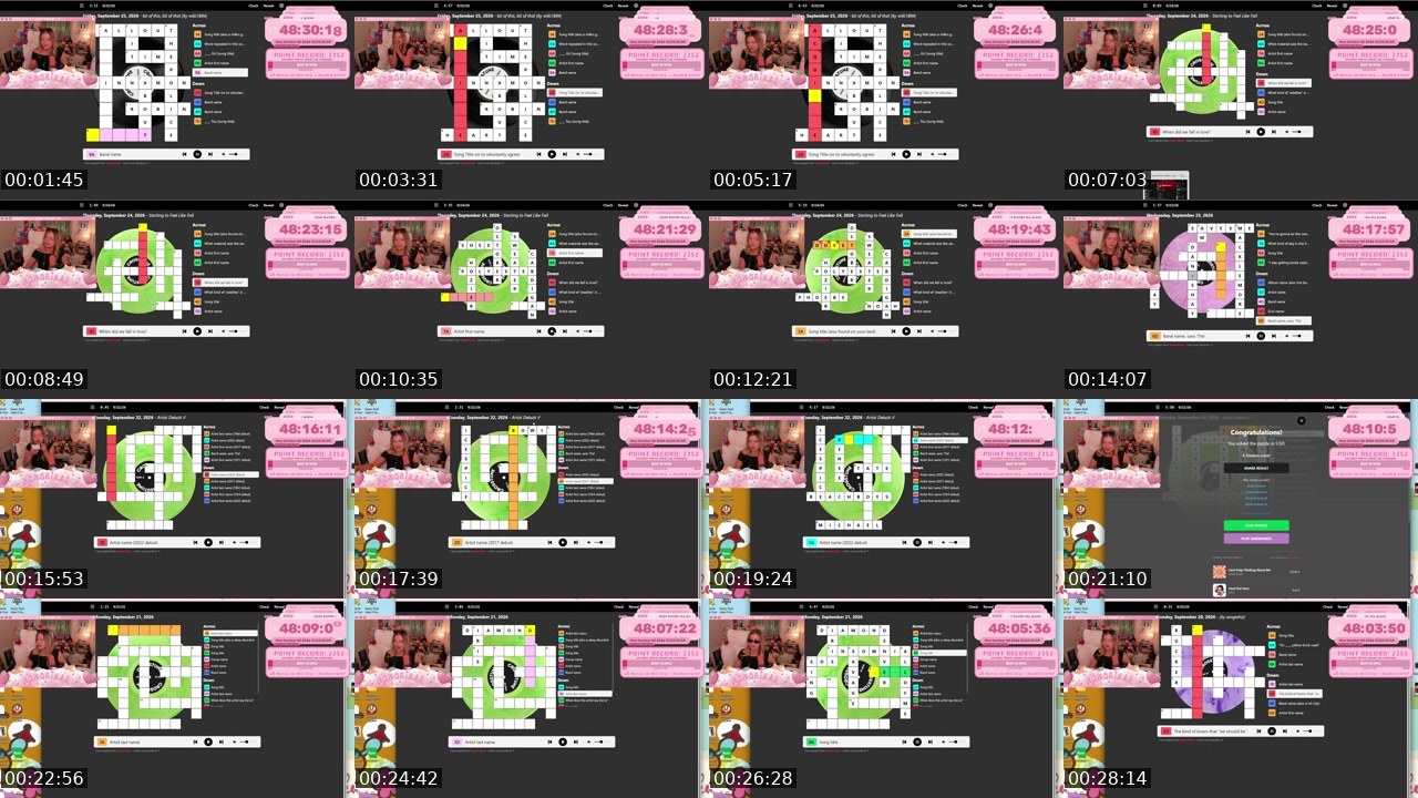 Contact-sheet preview of momorikaa's Twitch recording