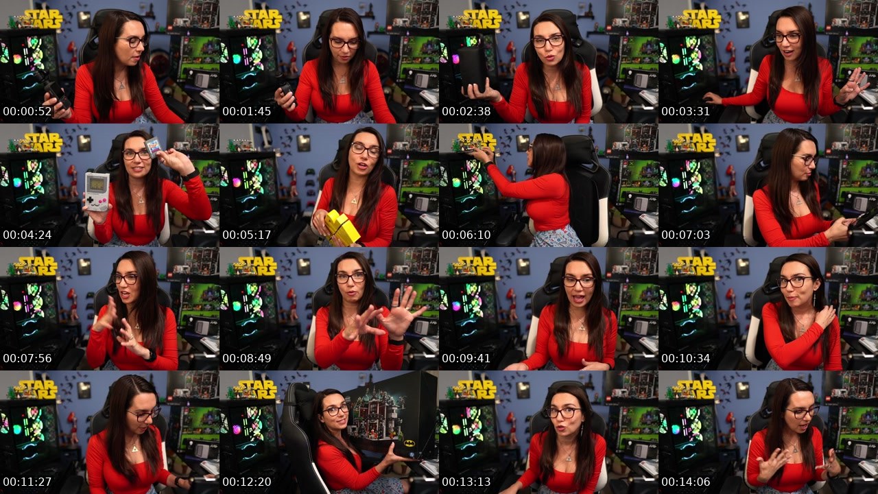 Contact-sheet preview of TrishaHershberger's Twitch recording