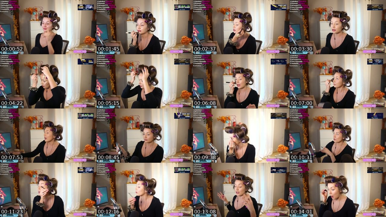 Contact-sheet preview of pandoraa99's Twitch recording