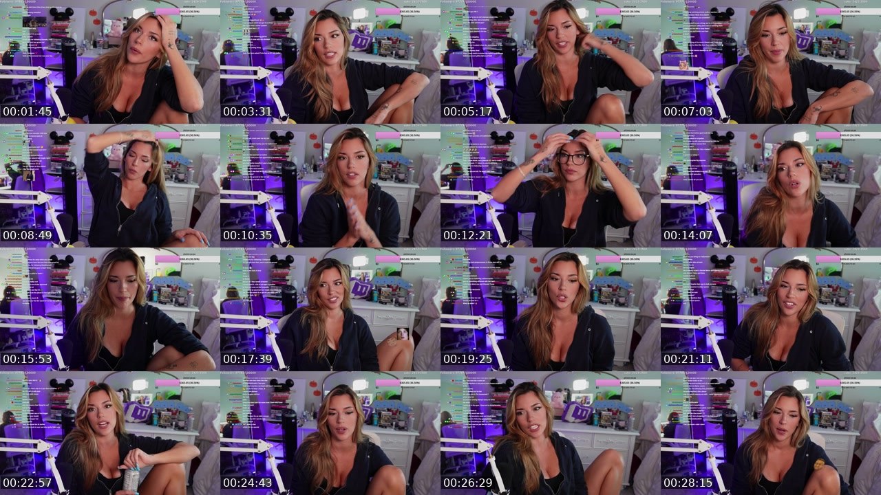 Contact-sheet preview of mole's Twitch recording