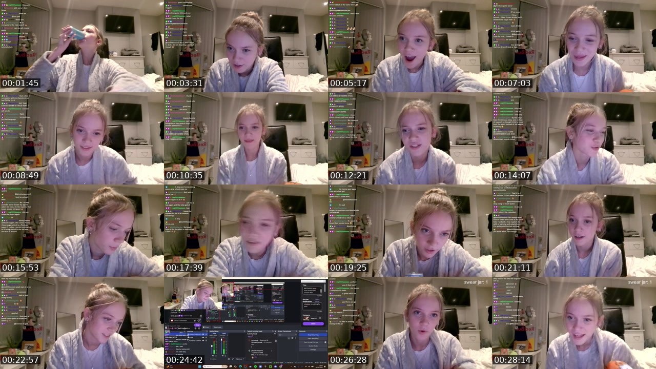 Contact-sheet preview of vineless's Twitch recording