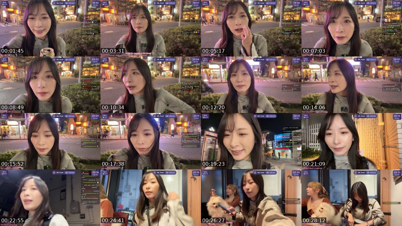 Contact-sheet preview of Minchu3150's Twitch recording