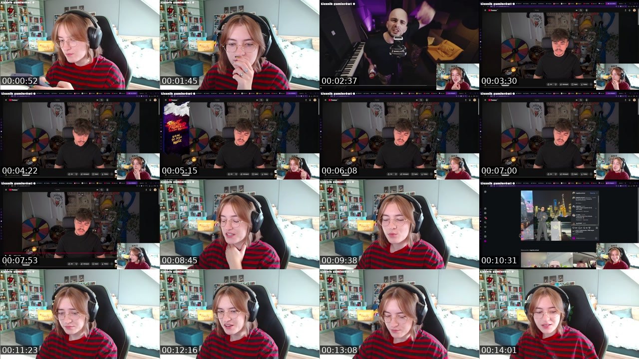 Contact-sheet preview of Menders_7's Twitch recording