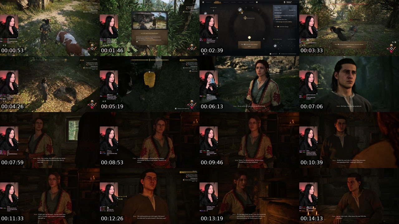 Contact-sheet preview of CookieLeFay's Twitch recording