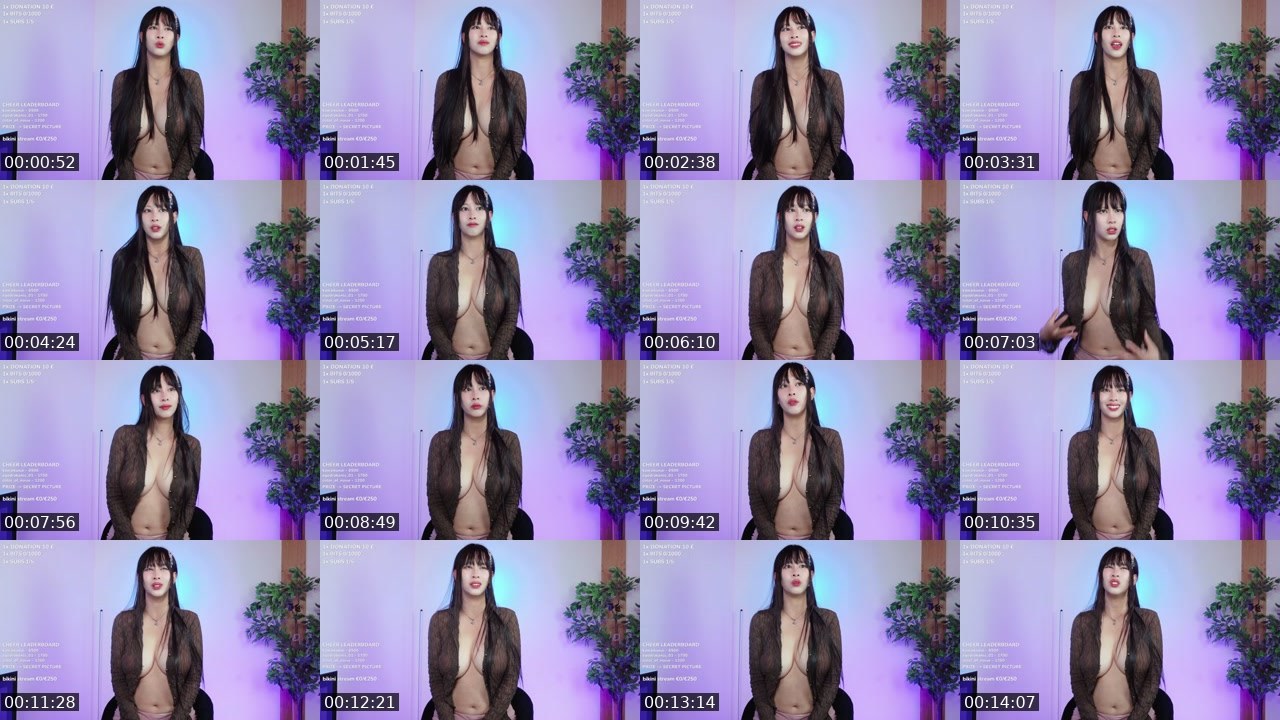 Contact-sheet preview of mimoontv's Twitch recording