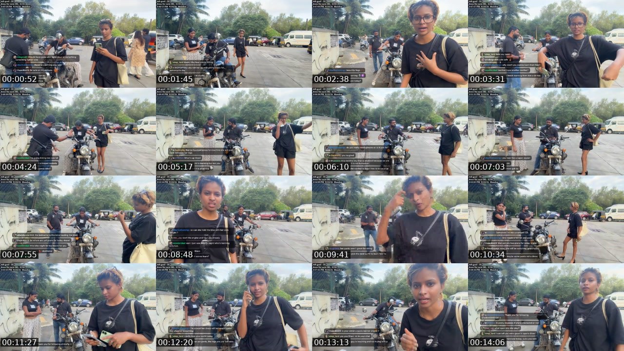 Contact-sheet preview of shaviwoo's Twitch recording