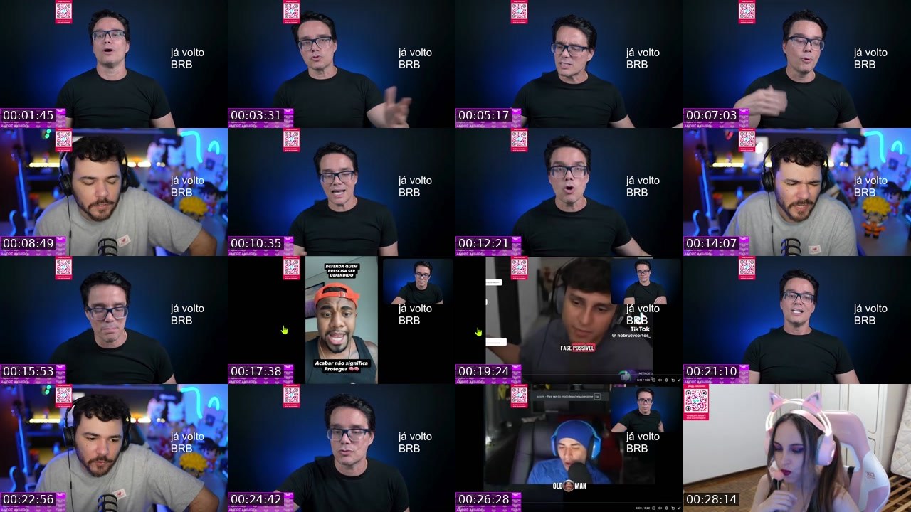 Contact-sheet preview of GwenEgirl's Twitch recording