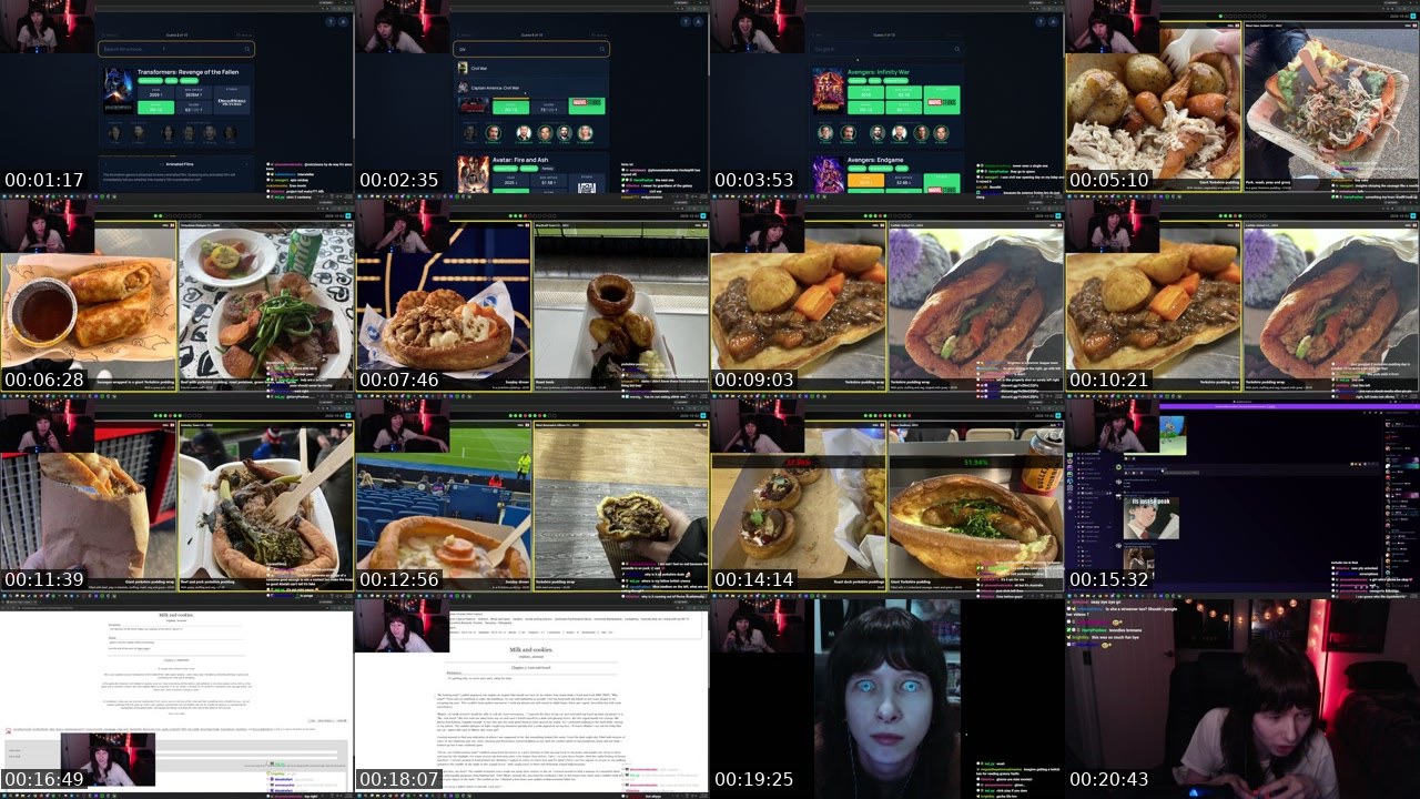 Contact-sheet preview of absteh's Twitch recording