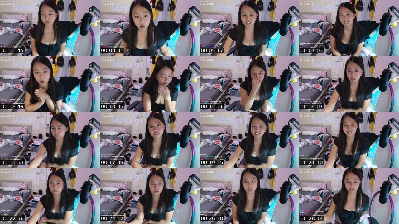 Contact-sheet preview of baddii's Twitch recording