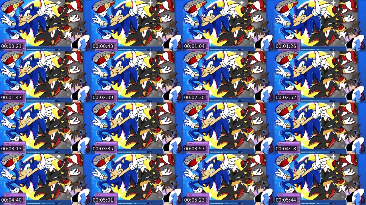 Contact-sheet preview of FlameAngel25's Twitch recording