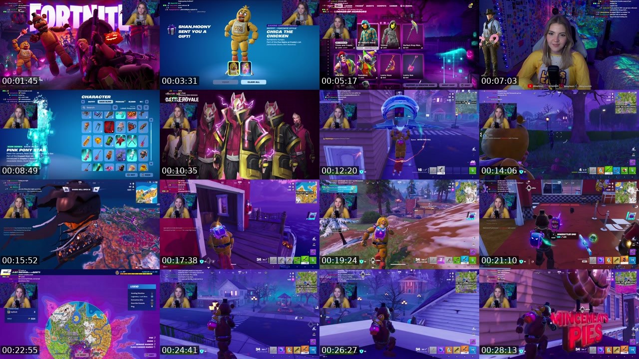Contact-sheet preview of kaylieuh's Twitch recording