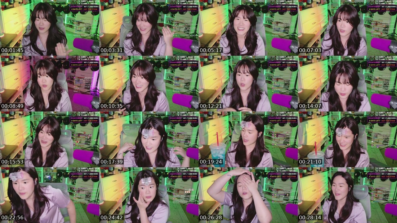 Contact-sheet preview of Hi_imKiKi's Twitch recording