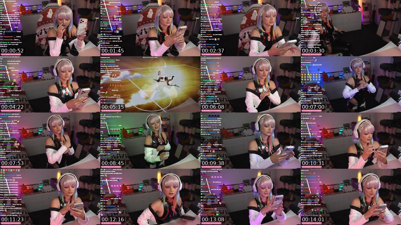 Contact-sheet preview of LexiGraham's Twitch recording