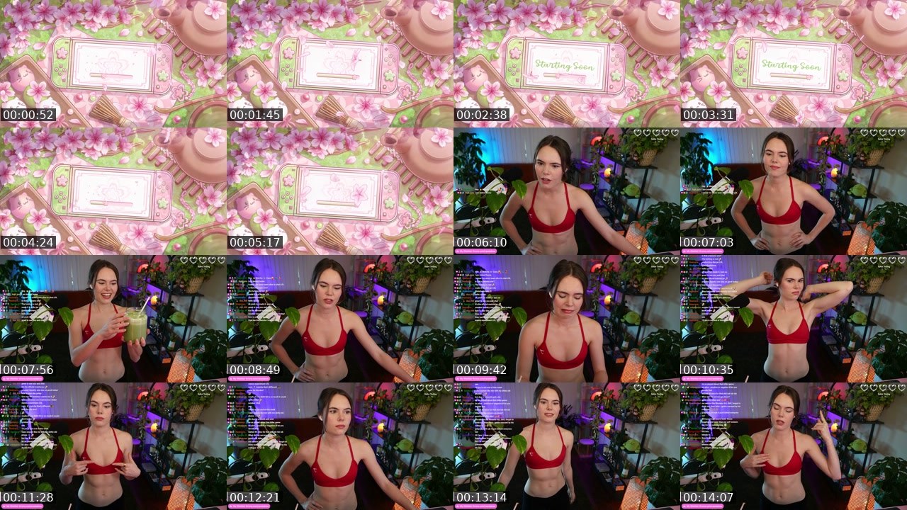 Contact-sheet preview of cassiabree's Twitch recording