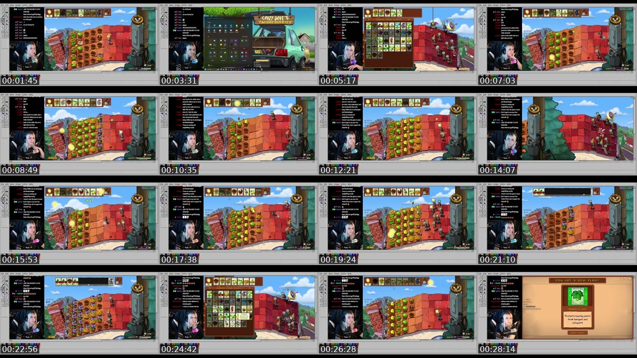 Contact-sheet preview of Luvsikk's Twitch recording