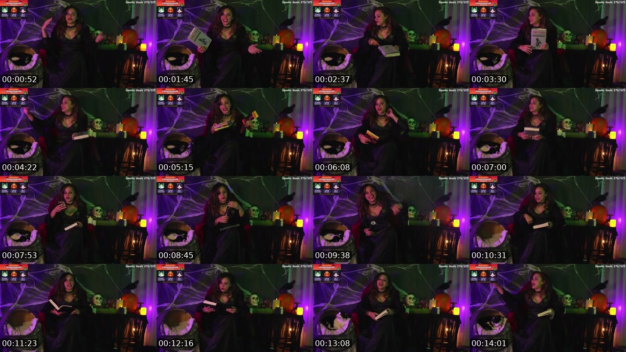 Contact-sheet preview of BriiCosplays's Twitch recording