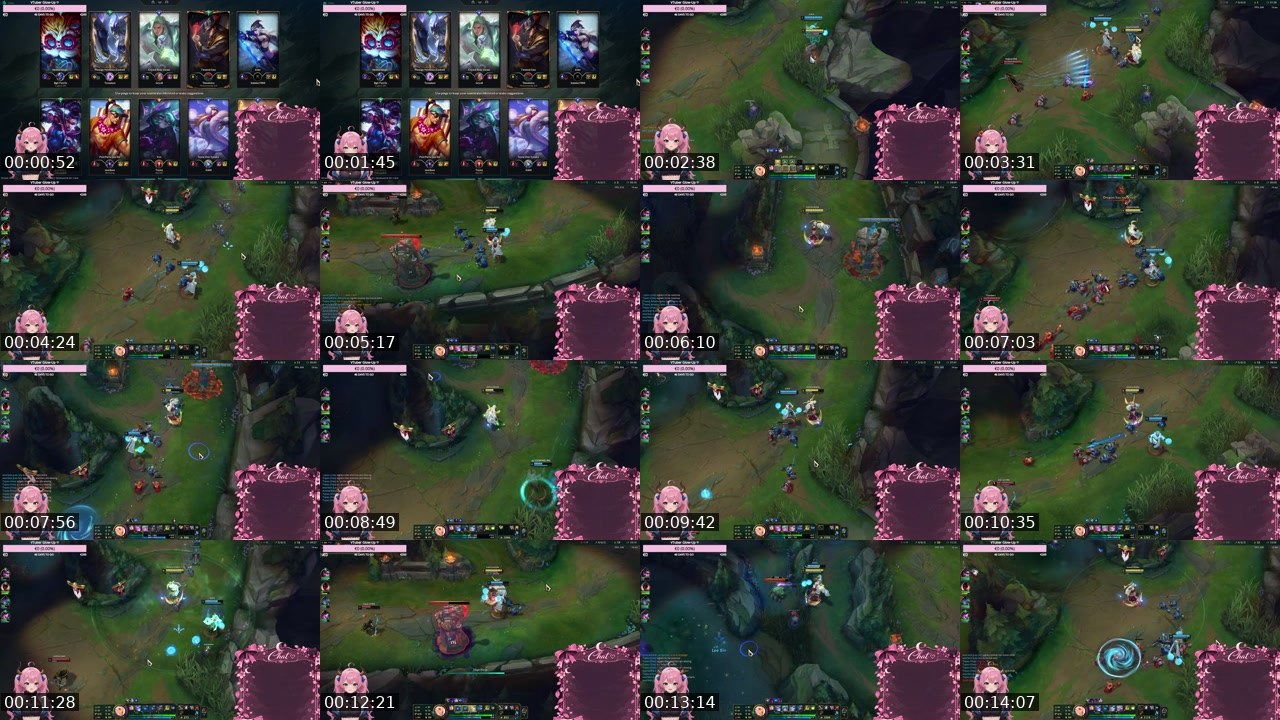 Contact-sheet preview of AmelieAlpha's Twitch recording