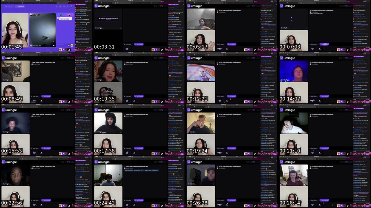 Contact-sheet preview of angelacardinal's Twitch recording