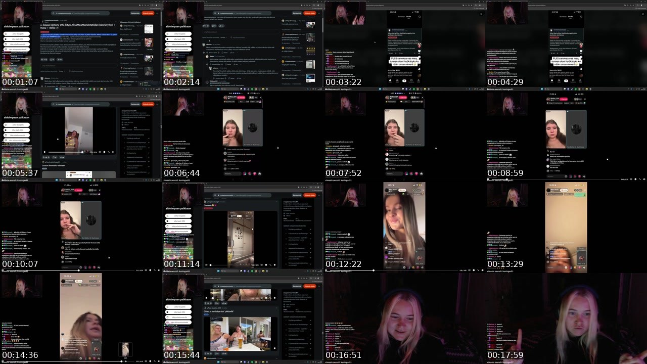 Contact-sheet preview of suhmuri's Twitch recording