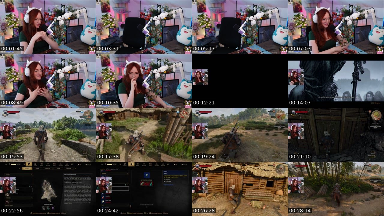 Contact-sheet preview of Nayumiie's Twitch recording