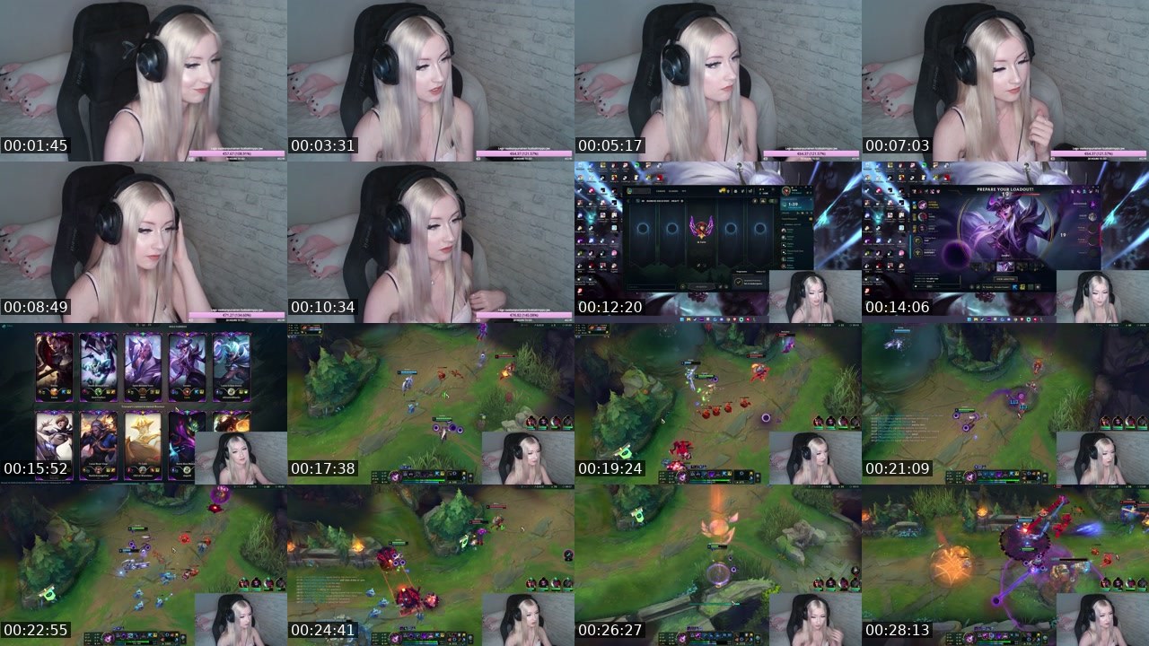 Contact-sheet preview of AnskuLuva's Twitch recording