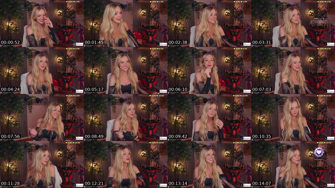 Contact-sheet preview of Bebahan's Twitch recording