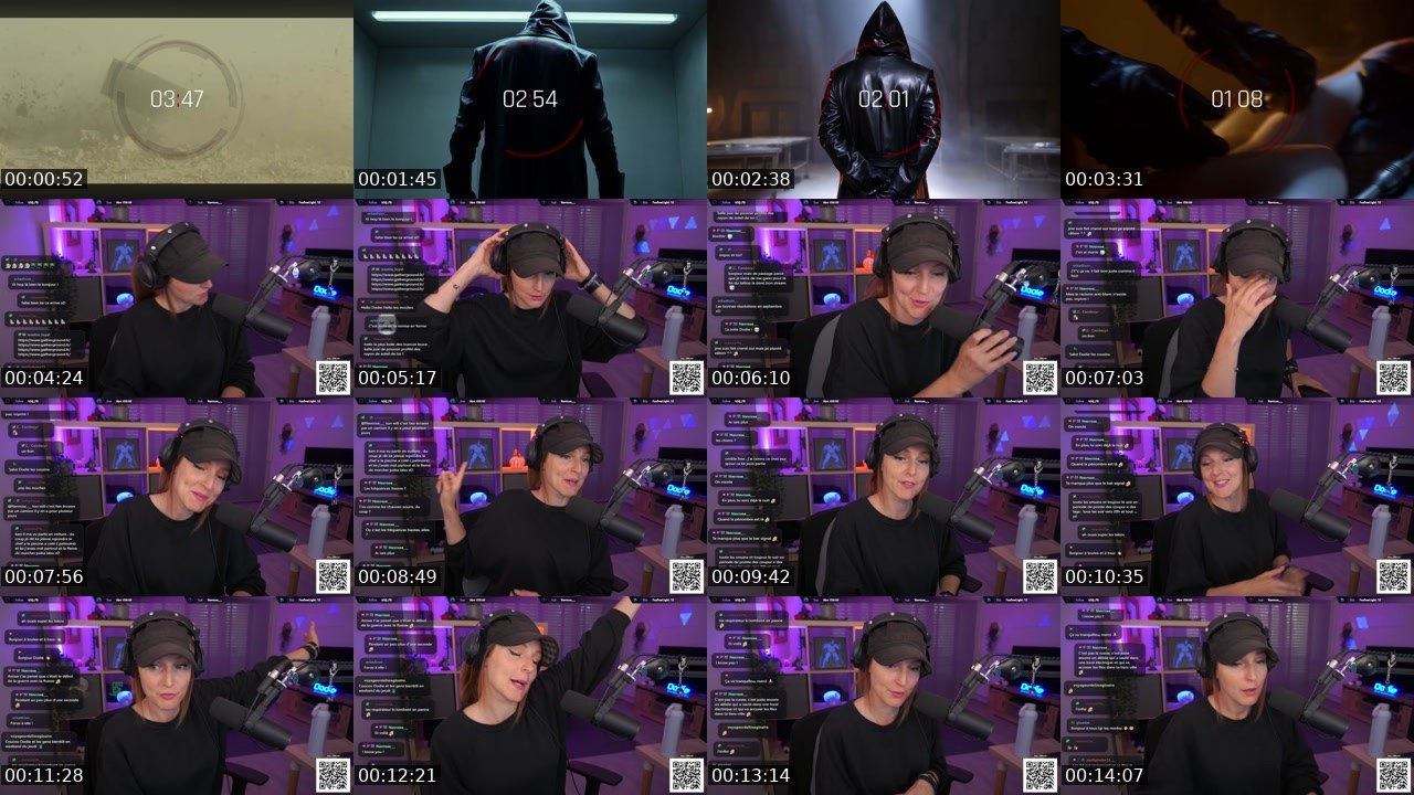 Contact-sheet preview of Dodie___'s Twitch recording