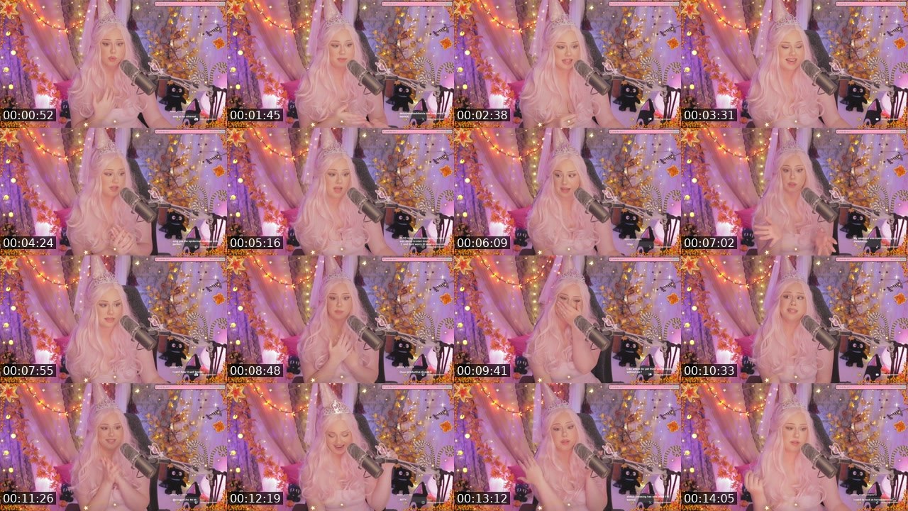 Contact-sheet preview of investedcrybaby's Twitch recording