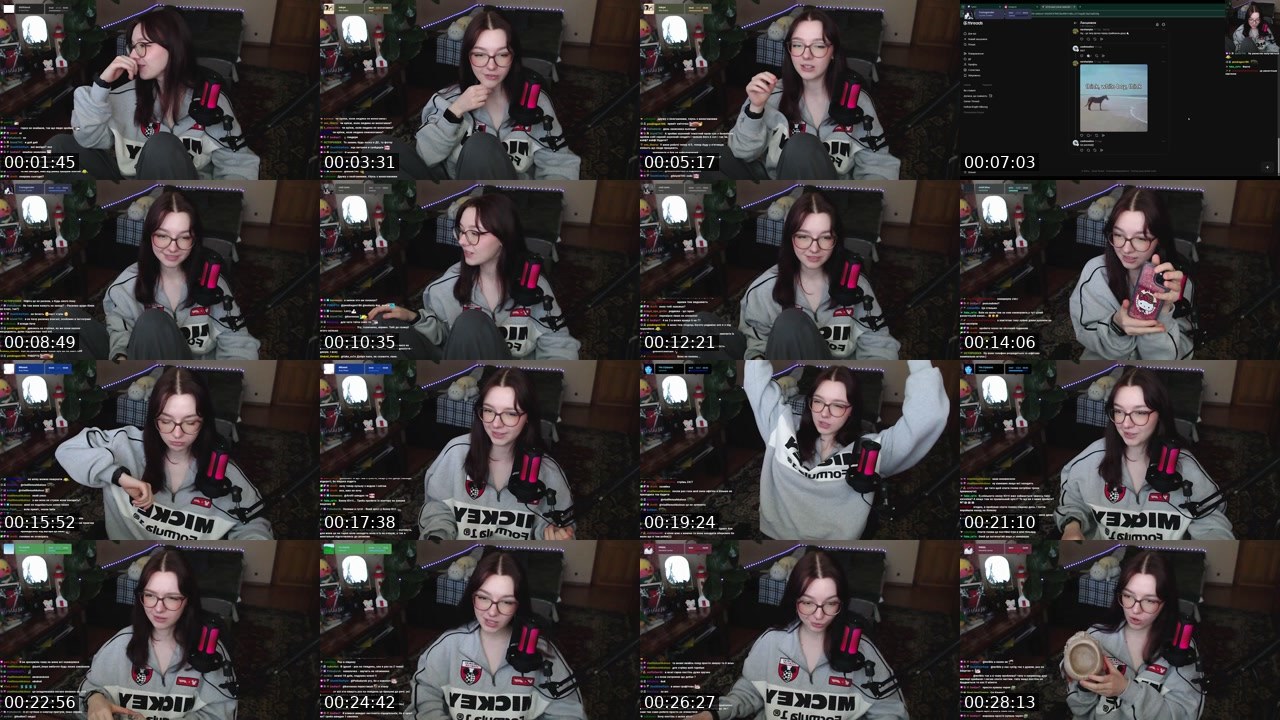 Contact-sheet preview of NERZHAVIYKA's Twitch recording