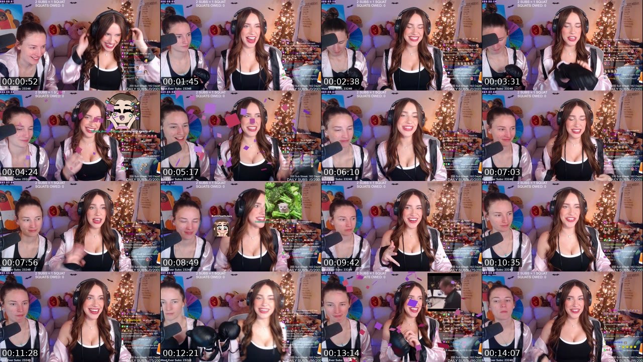 Contact-sheet preview of sreme's Twitch recording