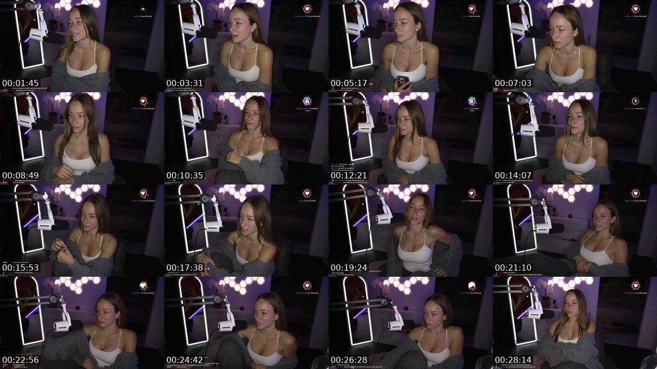 Contact-sheet preview of emmnasstics's Twitch recording