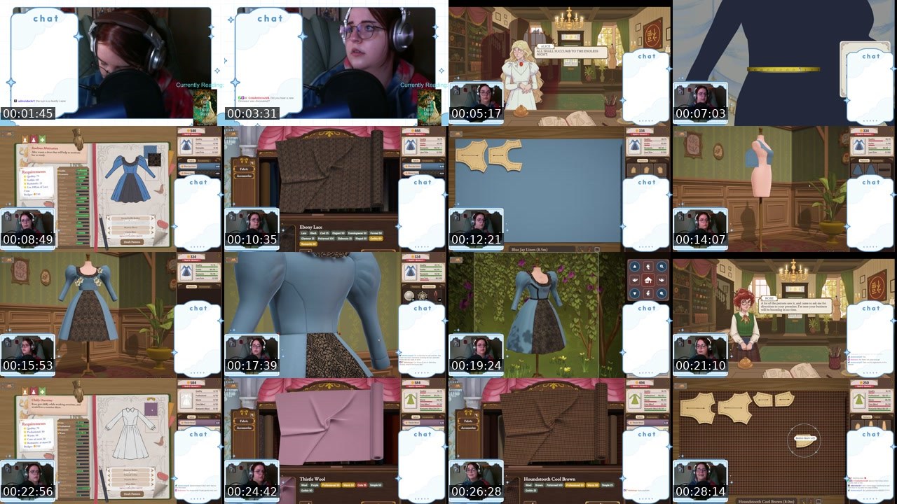 Contact-sheet preview of music_harlowe's Twitch recording