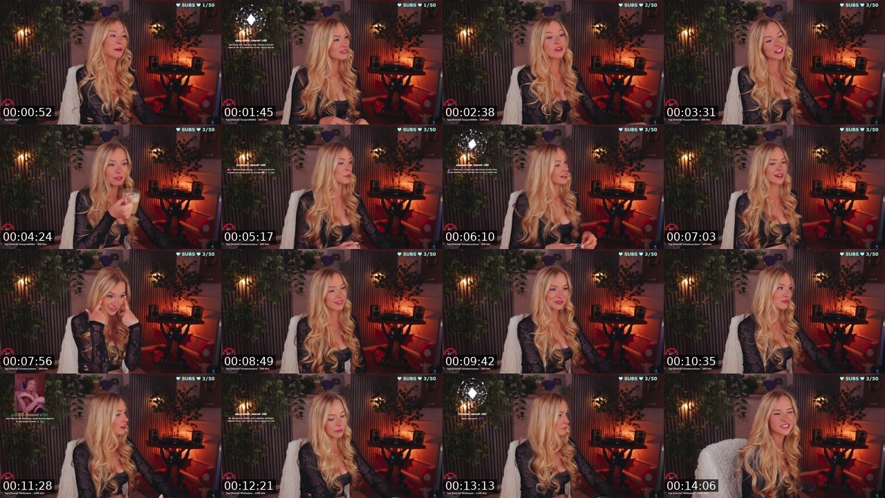 Contact-sheet preview of Bebahan's Twitch recording