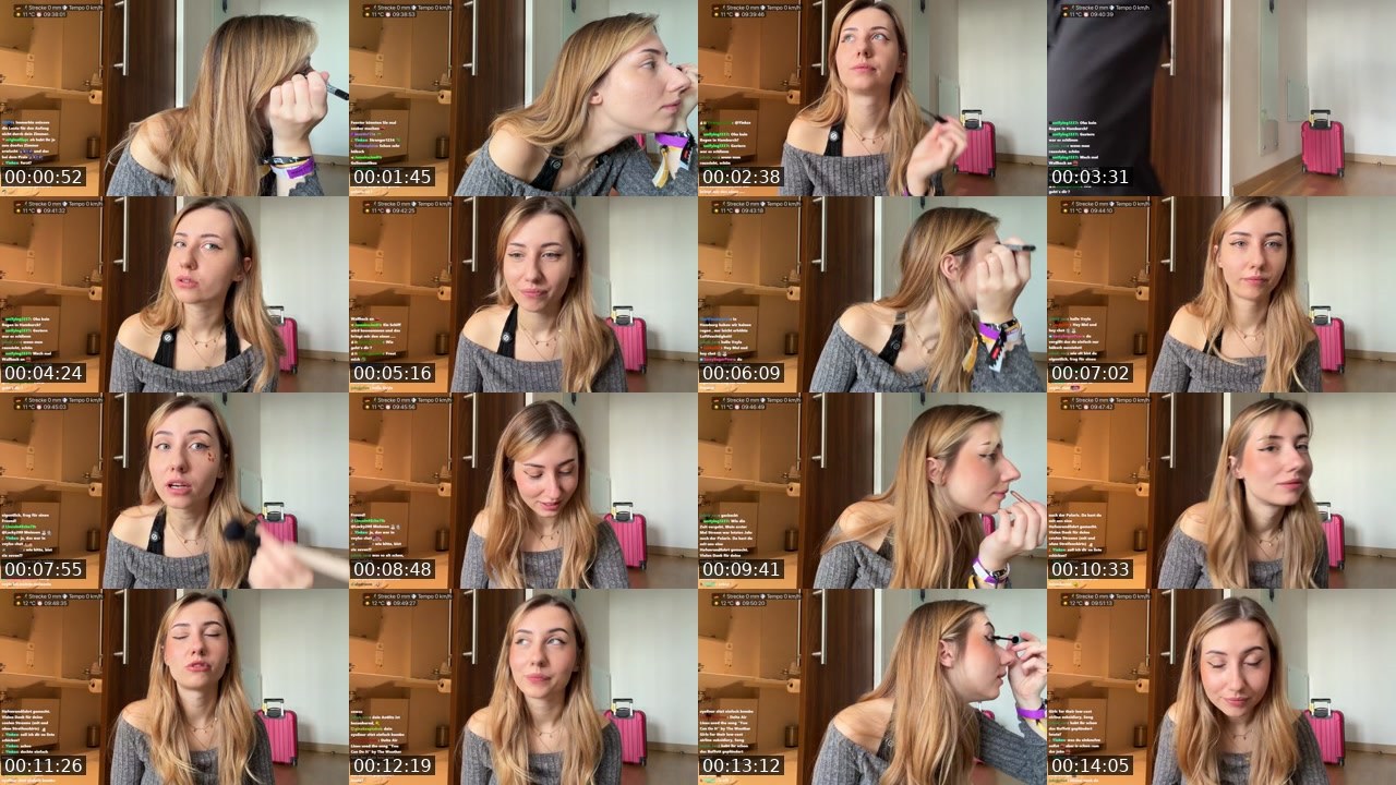 Contact-sheet preview of Veyla's Twitch recording