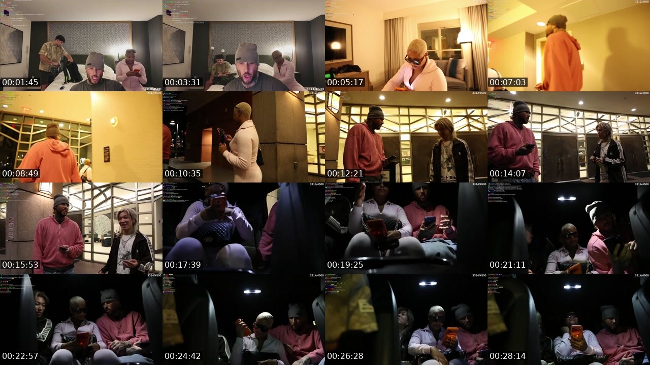Contact-sheet preview of bigmamataylorterry's Twitch recording