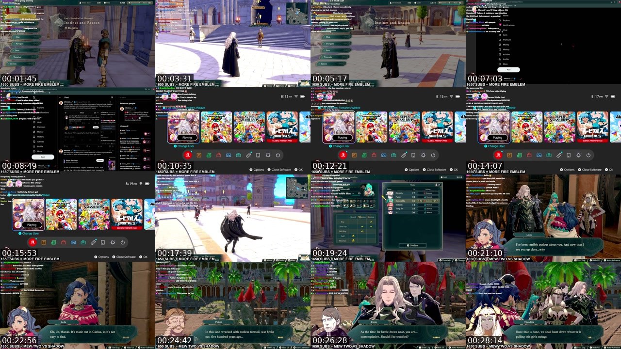 Contact-sheet preview of ARUUU's Twitch recording